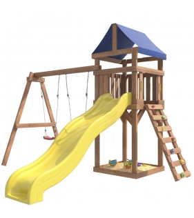 Детская площадка ДКП-1 с качелями лодочка 