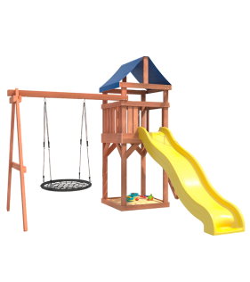 Детская площадка с качелями гнездо 100 см