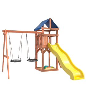 Детская площадка с качелями гнездо 60 см