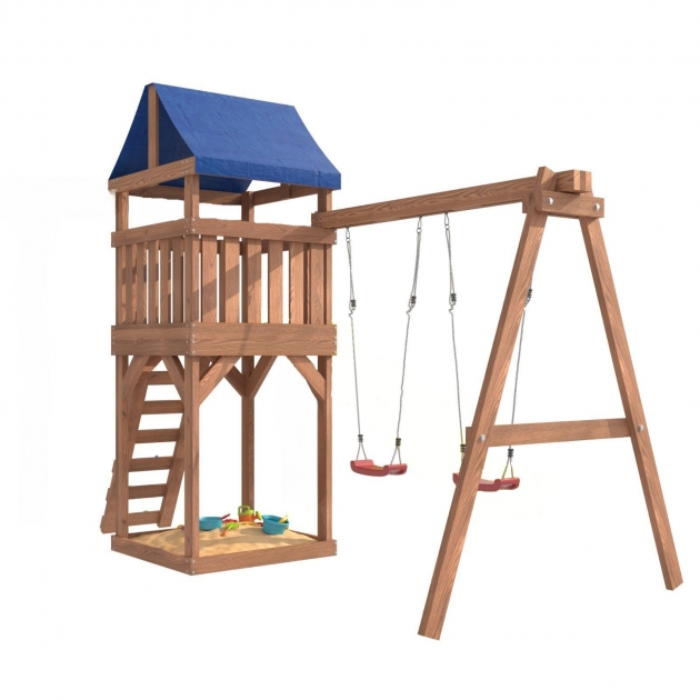 Детская площадка с качелями IgroWoods ДПМ-1