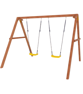 Деревянные качели