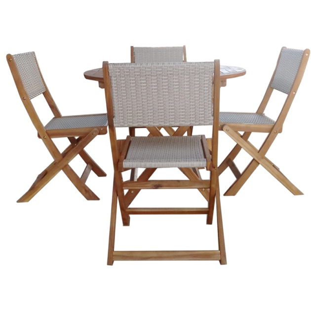 Набор садовой мебели из акации, 5 предметов, TP4093