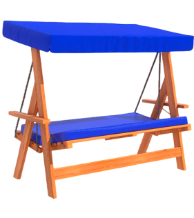 Качели садовые для дачи с тентом и подушками 3-х местные