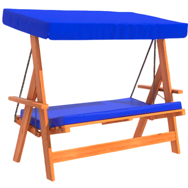 Качели садовые для дачи с тентом и подушками 3-х местные