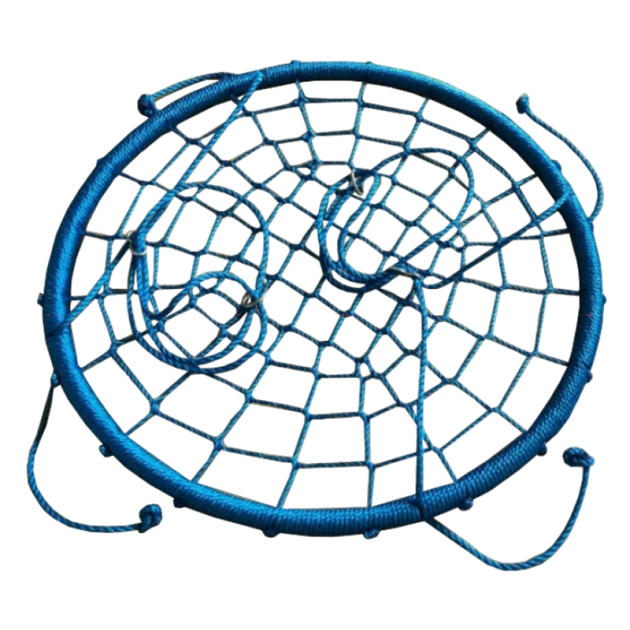 Качели гнездо Капризун диаметр 100 см голубой