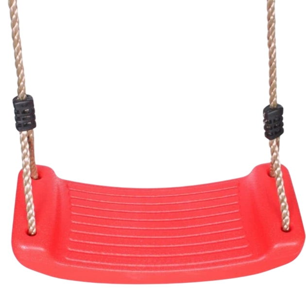 Подвесные качели лодочка, цвет красный SA-069-Red