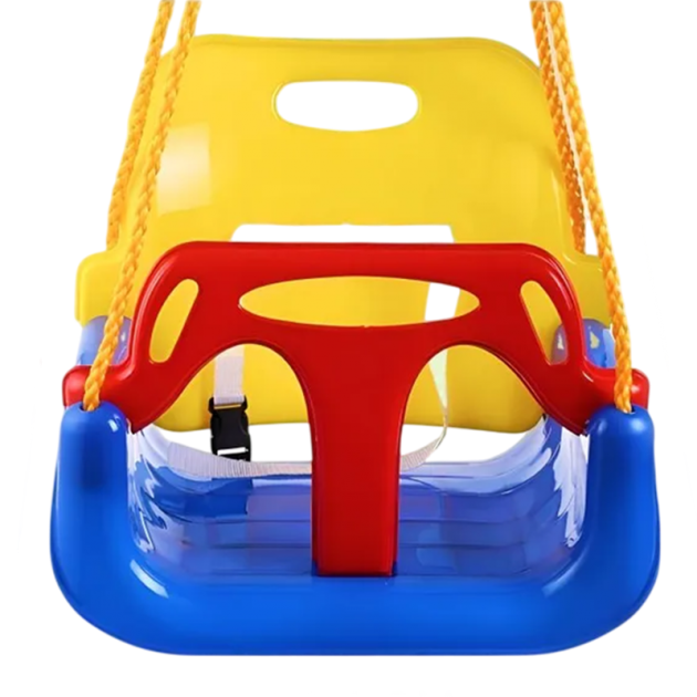 Качели кресло Капризун 3 в 1 красный жёлтый синий FPP-S027