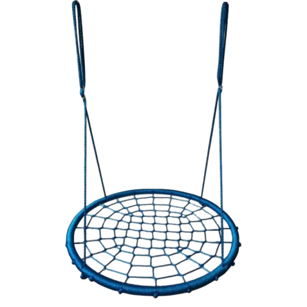 Качели гнездо Капризун диаметр 100 см голубой
