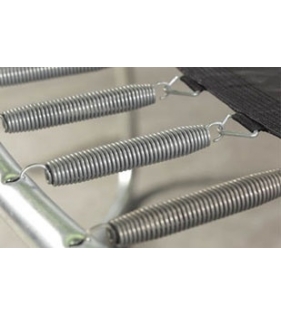 Батут с лестницей и внешней сеткой 305 см зеленый