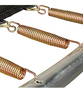 Батут с лестницей и внешней сеткой 180 см черный