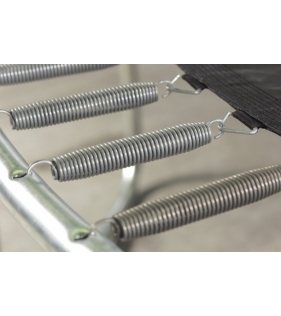 Батут с лестницей и внешней сеткой 180 см черный