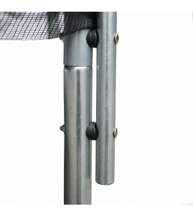 Батут с лестницей и внешней сеткой 360 см зеленый