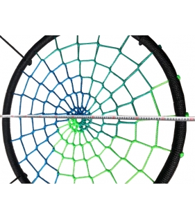 Синие и цветные качели гнездо 100 см диаметр
