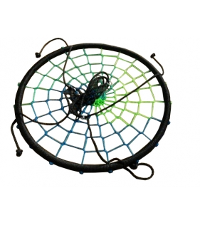 Синие и цветные качели гнездо 100 см диаметр