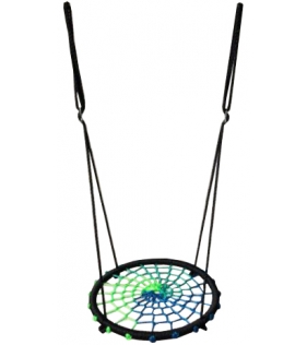 Синие и цветные качели гнездо 60 см диаметр