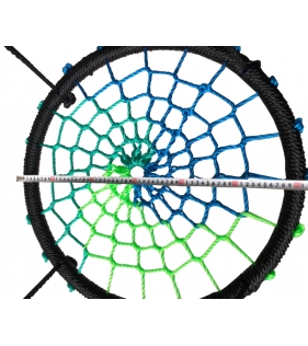 Синие и цветные качели гнездо 60 см диаметр