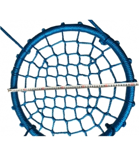 Синие и цветные качели гнездо 60 см диаметр