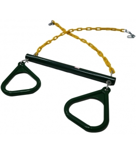 Трапеция на цепях зеленая SA-023