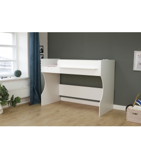 Кровать чердак Р432 Капризун 1 белый