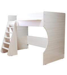 Кровать чердак Р432 Капризун 1 дуб млечный Кровать чердак Р432 Капризун 1 дуб млечный