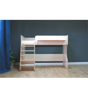 Кровать чердак Р432 Капризун 1 дуб млечный