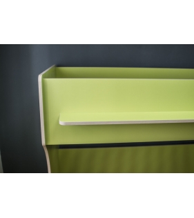 Кровать чердак Р432 Капризун 1 лайм