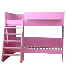 Кровать двухъярусная Р434 Капризун 3 розовый