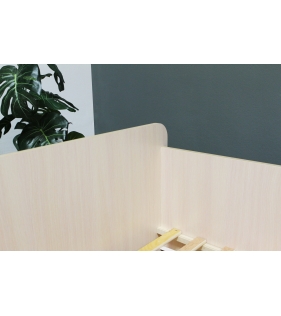 Кровать подростковая Р439 Капризун 4 дуб млечный