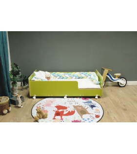 Кровать подростковая Р439 Капризун 4 лайм