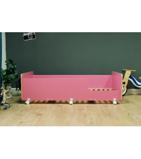 Кровать подростковая Р439 Капризун 4 розовая