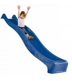 Горка пластиковая для спортивного городка синяя...