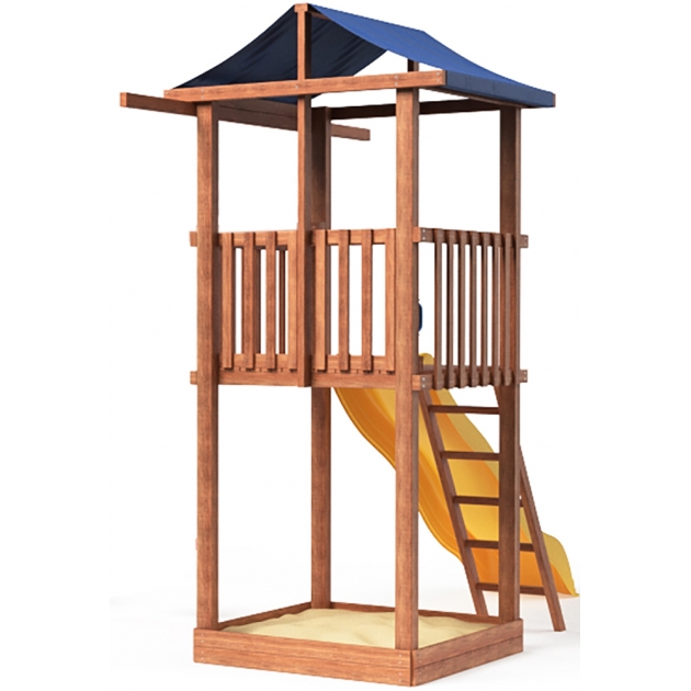 Комплекс Tower с горкой крыша тент