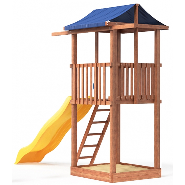 Комплекс Tower с горкой крыша тент