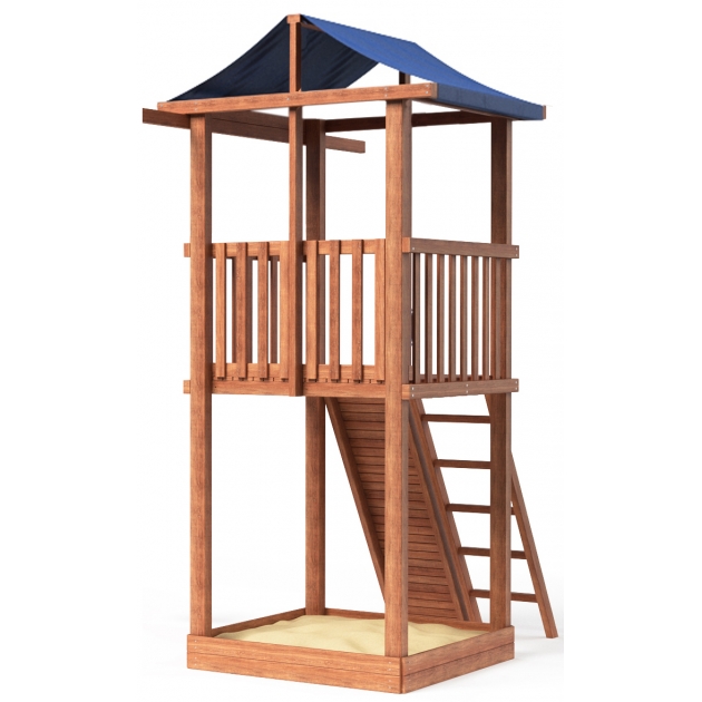 Комплекс Tower с узким скалодромом крыша тент