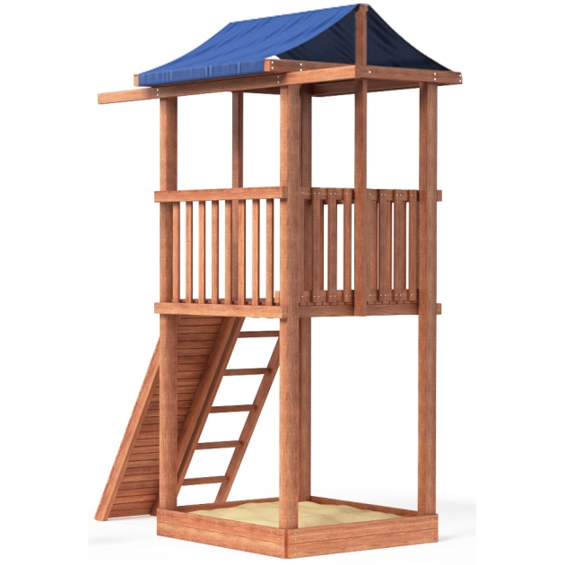 Комплекс Tower с узким скалодромом крыша тент