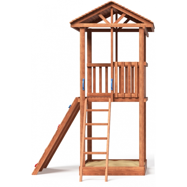 Комплекс Tower с широким скалодромом и деревянной крышей