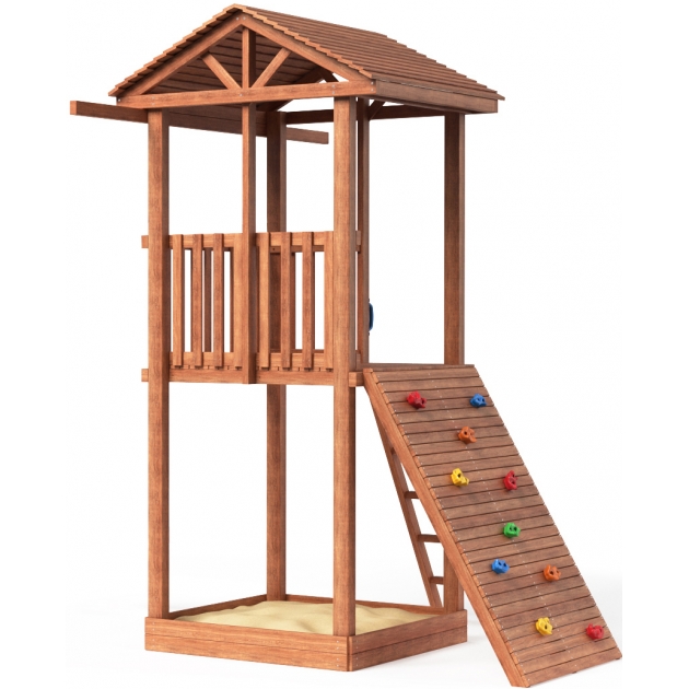 Комплекс Tower с широким скалодромом и деревянной крышей